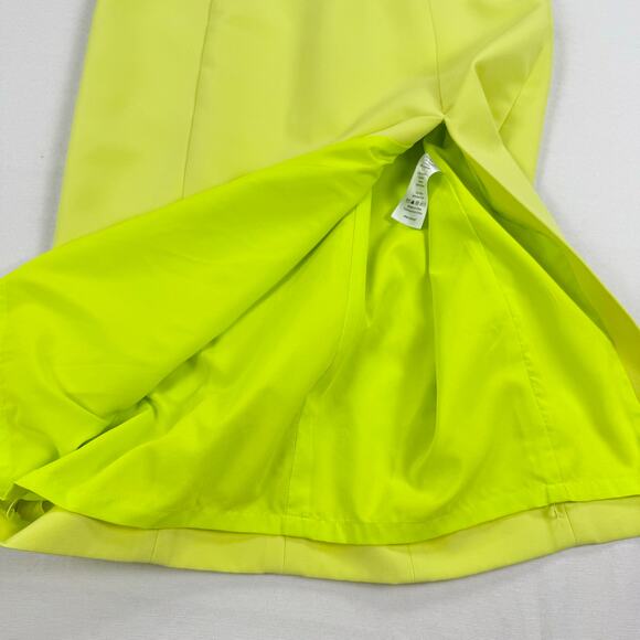Milly Women's Cady Caedyn Sheath Dress Size US 0 XS Medium Lemon - Picture 10 of 16